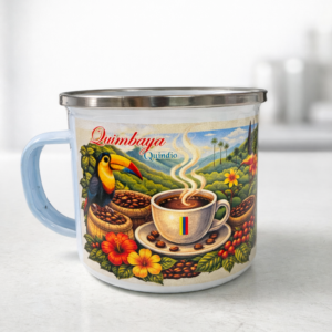 Taza Peltre Esmaltada 7Oz