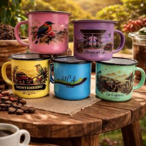 Taza de Peltre Colores
